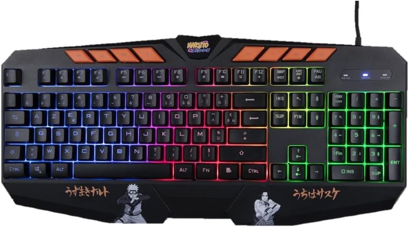 Vue catalogue 1 clavier Naruto
